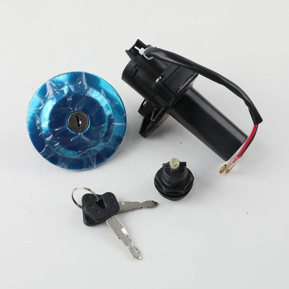 Ignition Switch Lock Set with Metal Key Lock for Yamaha YBR125 YBR150 YS150 XTZ125