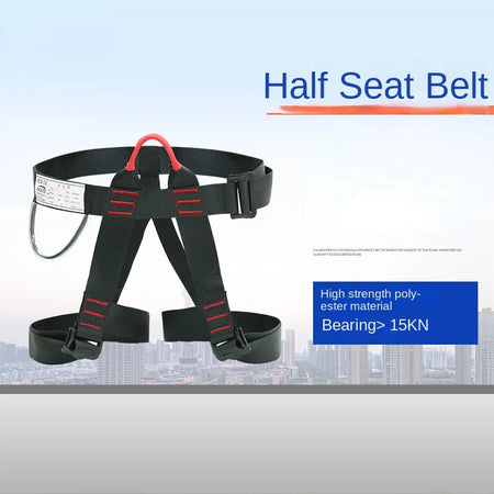 High-Altitude Safety Harness with Back Lanyard for Climbing and Construction