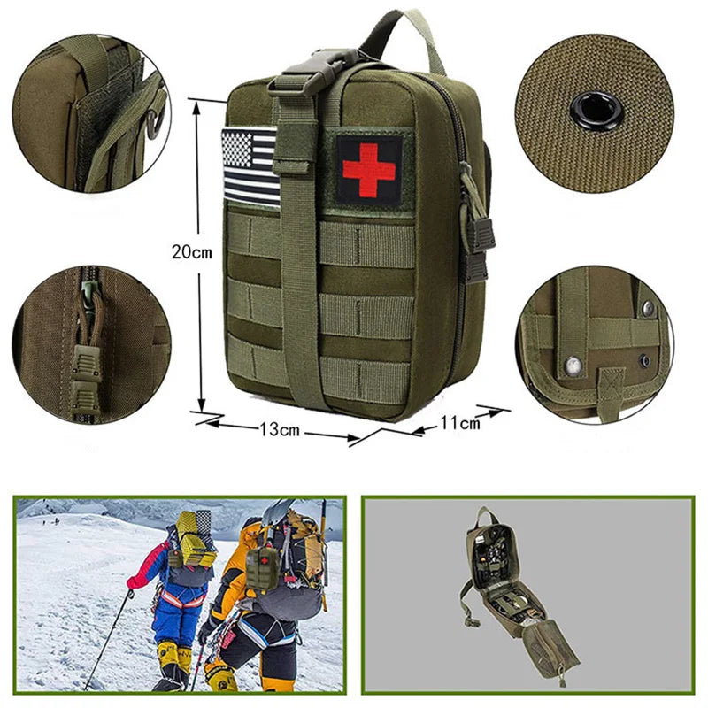 Survival First Aid Kit IFAK Adventures Bag &ndash; All Weather