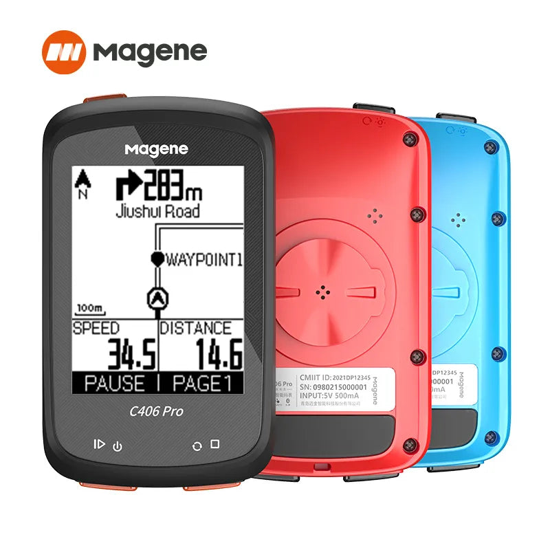 🟠 Magene C406Pro GPS Bike Computer Navigation Speedometer MTB Road Bicycle Odometer Cycling Training Notice Ant Sensor C406 Pro