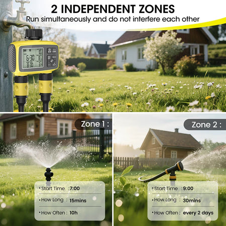 Large Screen Digital Water Timer &ndash; Efficient Watering Control