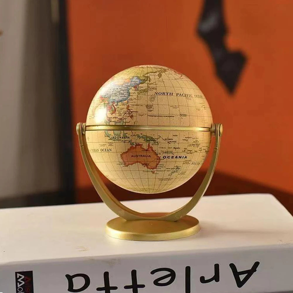 Retro Globe 360 Rotating Earth Ball &ndash; Educational Globe