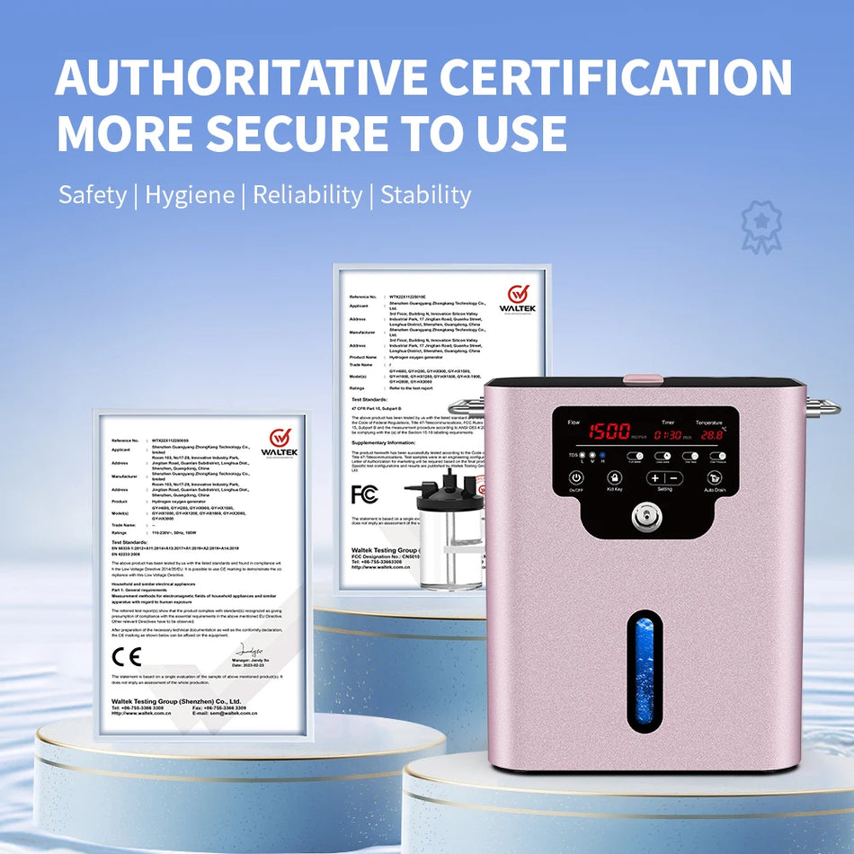 Suyzeko brintindåndingsmaskine H2 vandgenerator næse