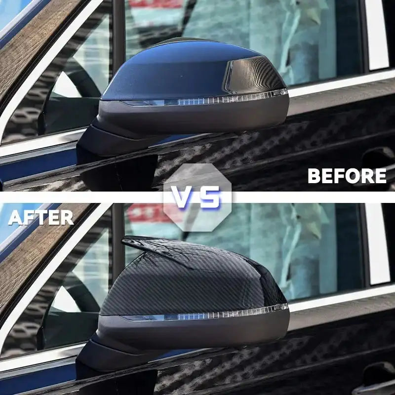 ABT Style Black Side Mirror Cover For Audi Q5 Q7 2016 2020