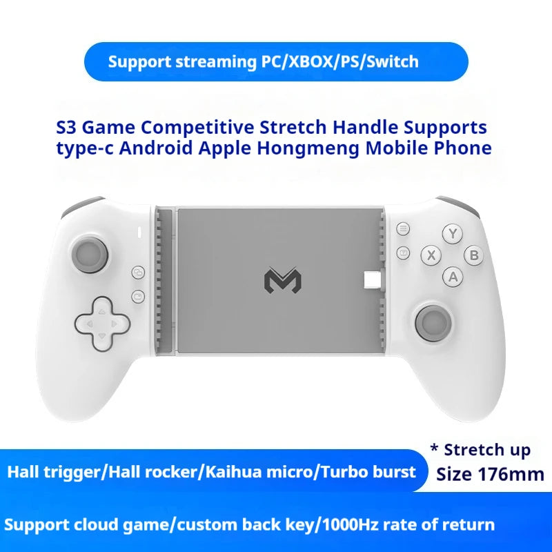 Memo S3 Gamepad Type C &ndash; Hall Effect Stick Joystick for Mobile Gaming A
