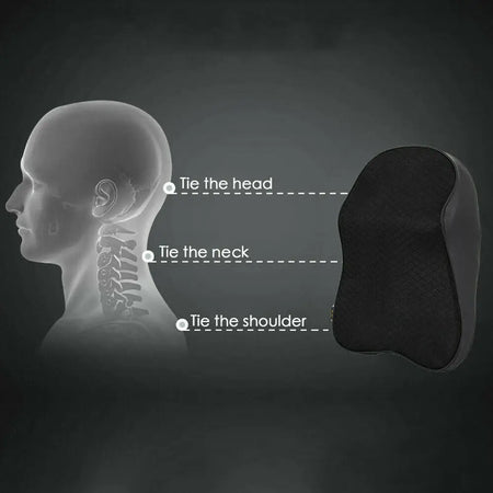 Car Headrest Cushion 3D Memory Foam Pillow - Neck Relief