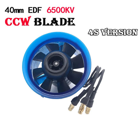 Hobbyocean 40mm EDF Brushless Ducted Fan &ndash; 8 Blade CCW CW 40mm 6500KV CCW
