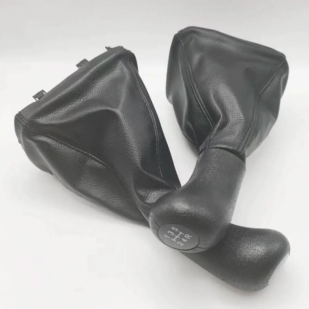 5-Speed Manual Gear Shift Knob With Leather Boot For Chery Celer Bonus J2 Fulwin2 by InterCyprus Trading Ltd