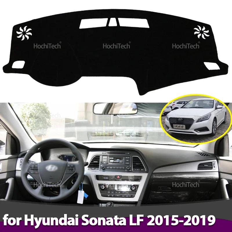 Tapete Antiderrapante para o Painel de Instrumentos para Hyundai Sonata LF 2015 2019