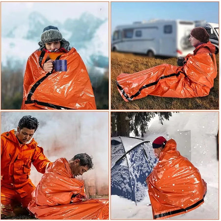Emergency Sleeping Bag Survival Bivy Sack &ndash; Lightweight