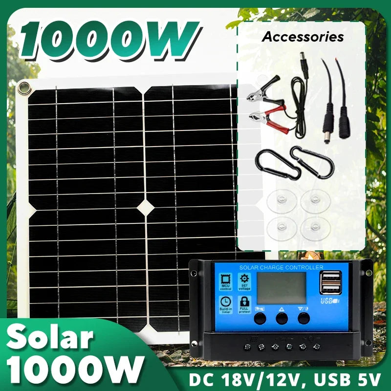 1000W Solar Panel Kit &ndash; Efficient Energy Conversion for Outdoor Adventures