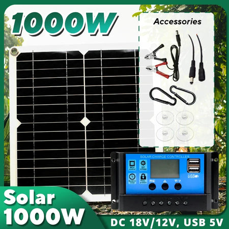 1000W Solar Panel Kit &ndash; Efficient Energy Conversion for Outdoor Adventures