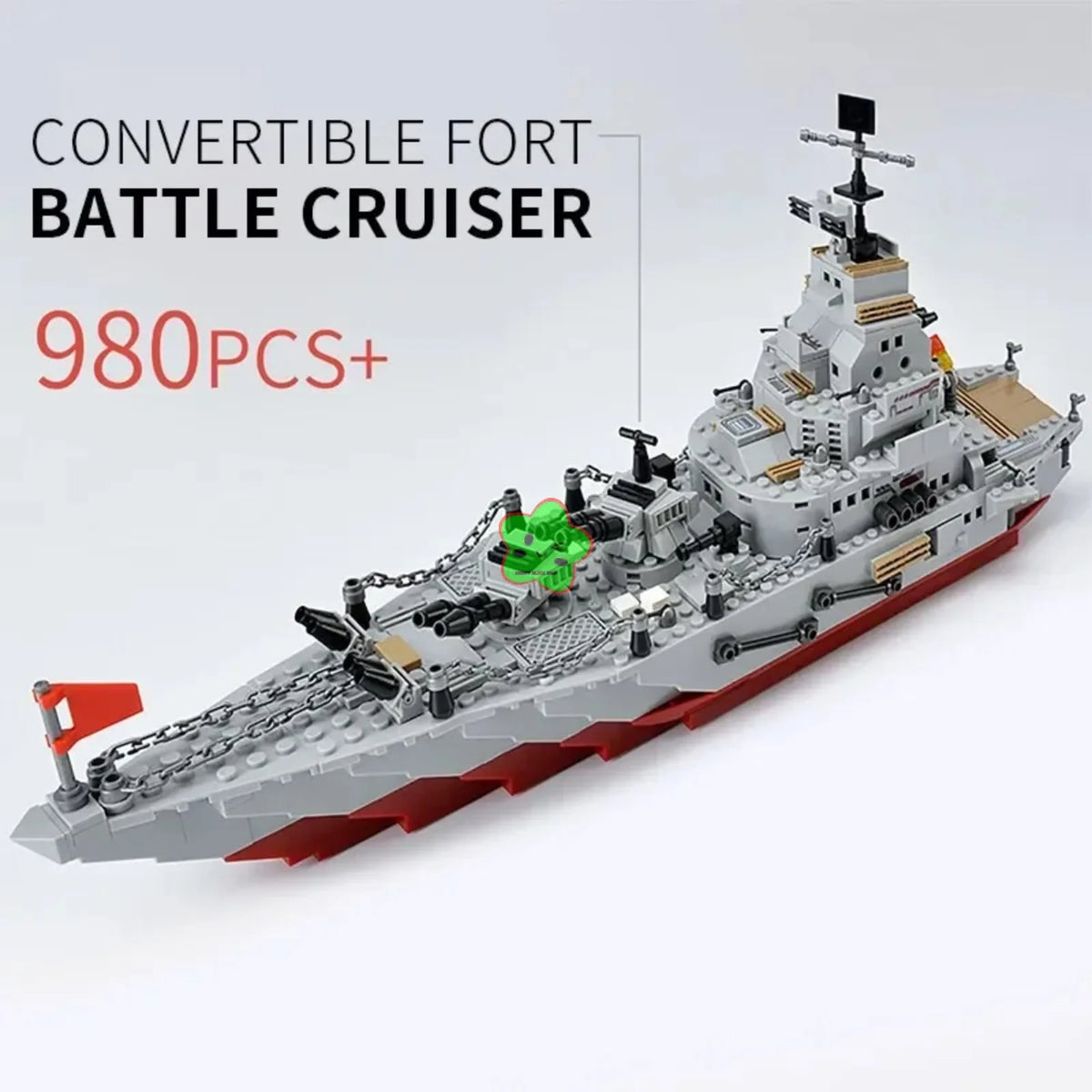 Navy War Chariot Ship Assembly Kit &ndash; Compatible With Lego