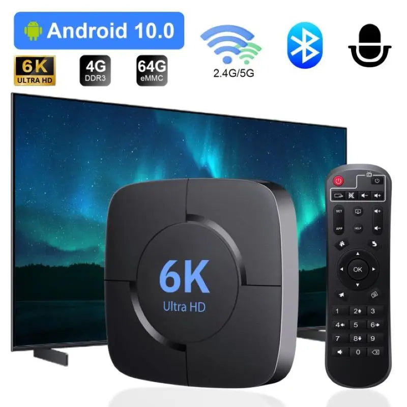 TOPSION TV Box 6K Android 10 &ndash; 6K and 4K HDR Video Playback