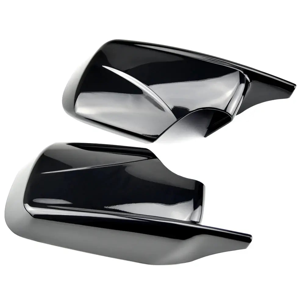 Black Side View Mirror Cover Caps for BMW E46 E39 Sedan by InterCyprus Trading Ltd
