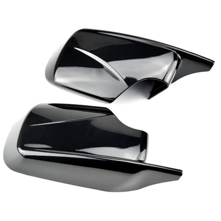 Black Side View Mirror Cover Caps for BMW E46 E39 Sedan by InterCyprus Trading Ltd