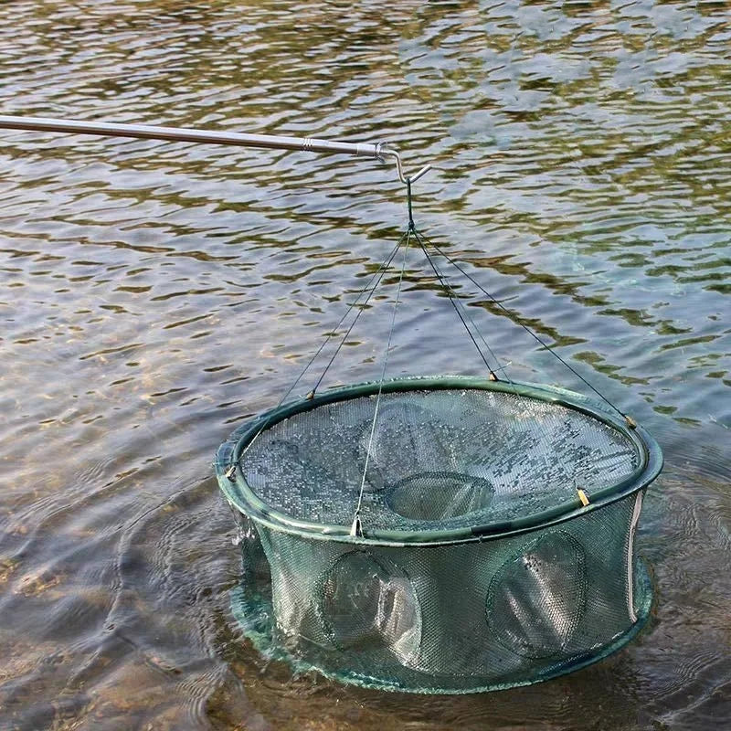 Automatic Fishing Nets - Durable, Portable Shrimp &amp; Crab Trap Cage