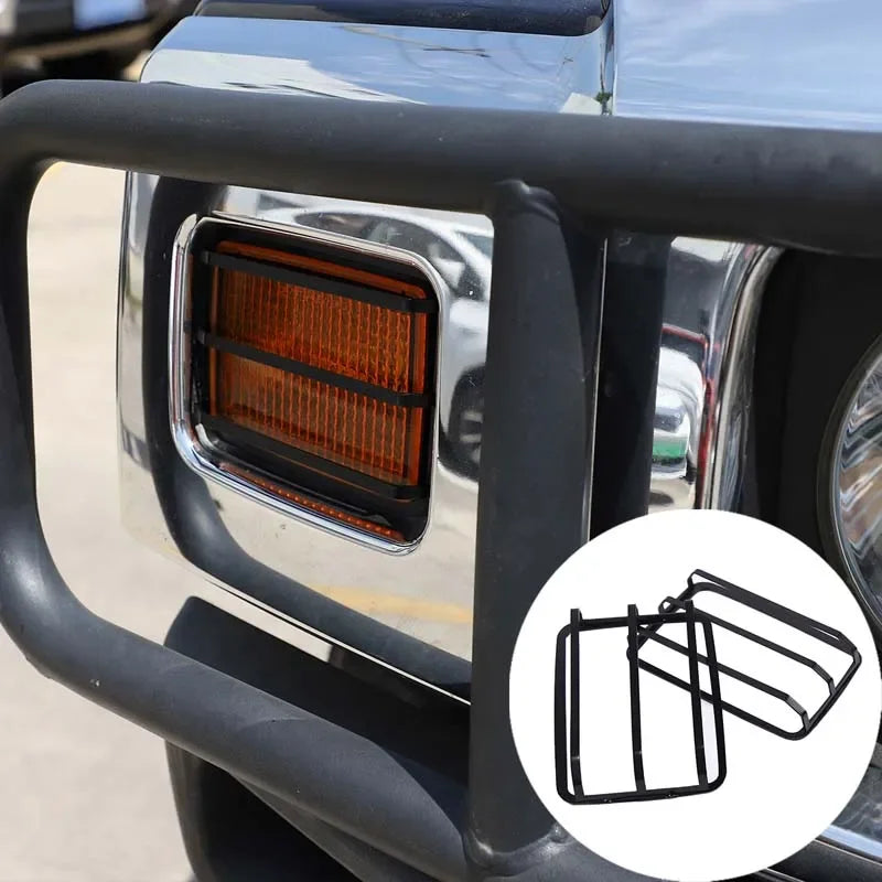 Nálepka na černý stínidlo blinkr předního nárazníku Hummer H2