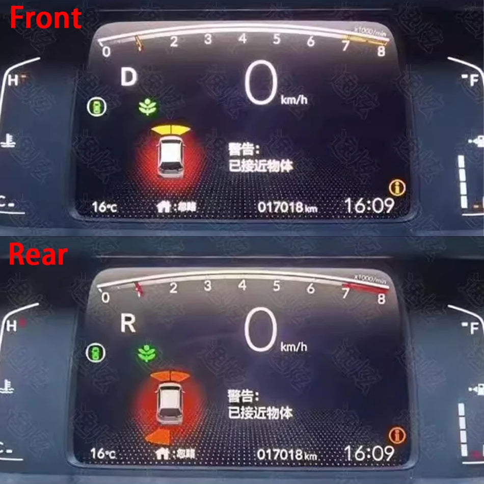 Priekinė ir galinė parkavimo jutiklių sistema su signalizacija Honda Fit Jazz GR GS