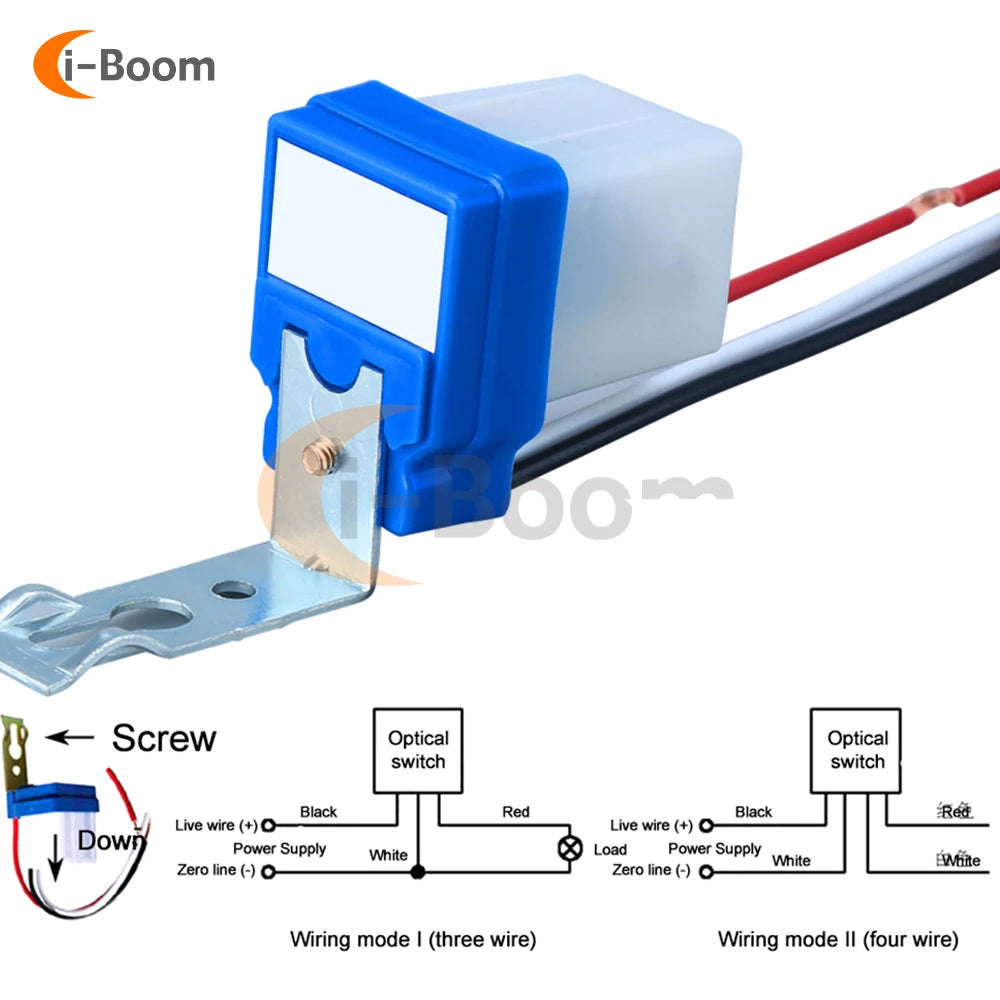 Automatic Photocell Street Light Switch &ndash; Effortless Dusk To Dawn Control 24V