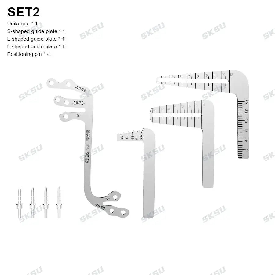 Dental Implant Guide Set Oral Planting Locator Positioning Guide Drilling Positioning Ruler Angle Ruler Implant Tools Dentist by InterCyprus Trading Ltd