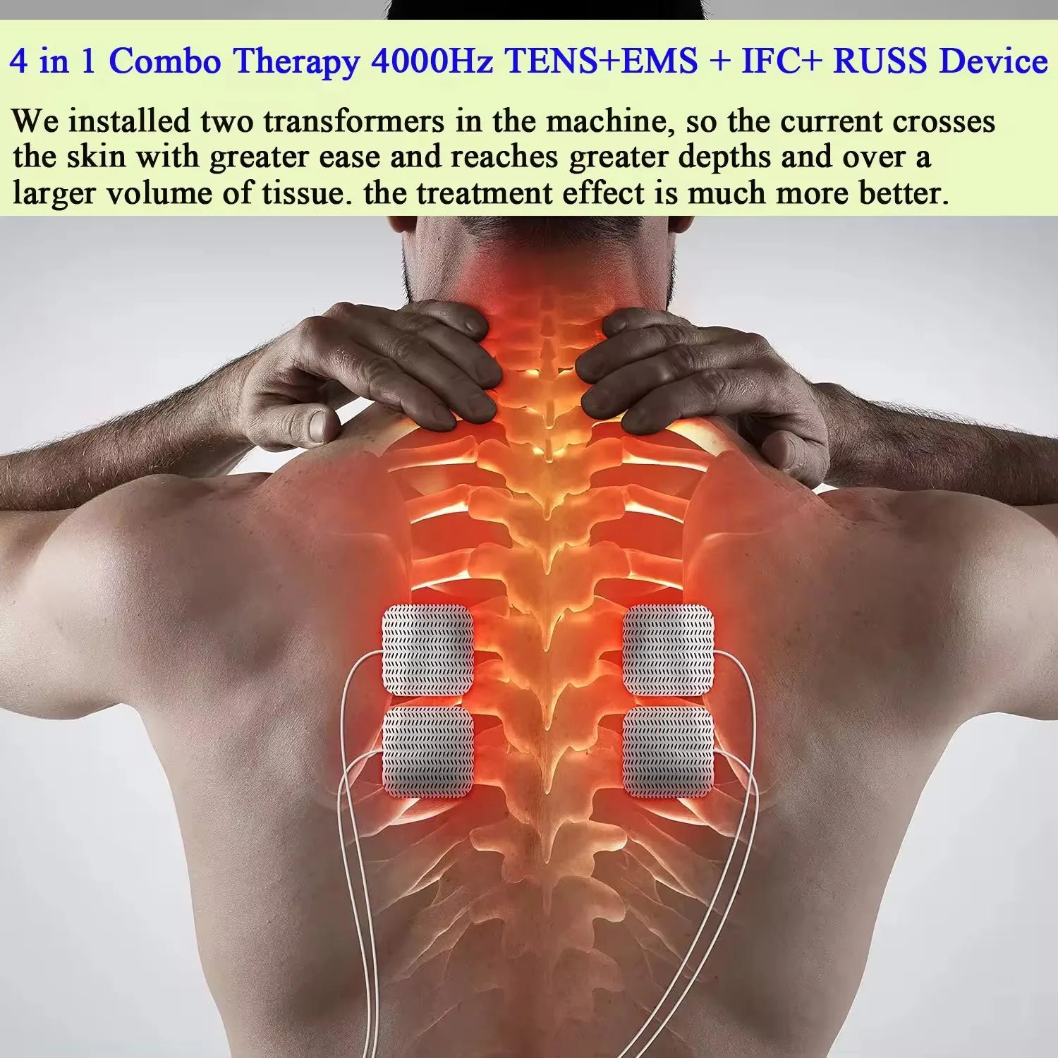 4 In 1 EMS, IFT, RUSS, TENS Device