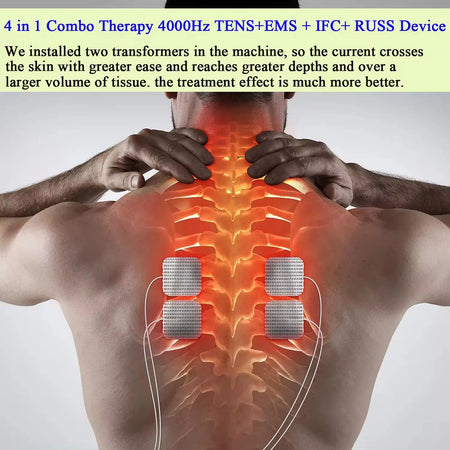 4 In 1 EMS, IFT, RUSS, TENS Device