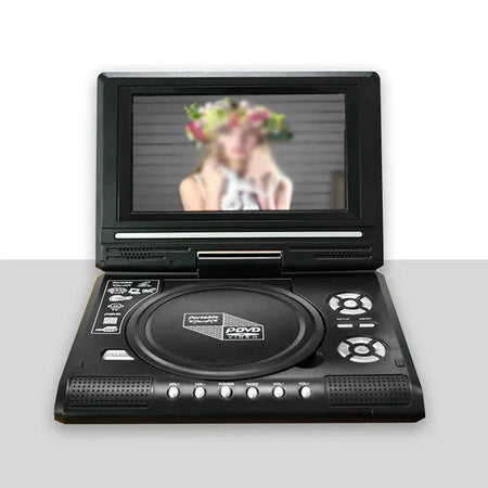7.8 inch Mini DVD CD Player - Portable &amp; Rotatable Screen