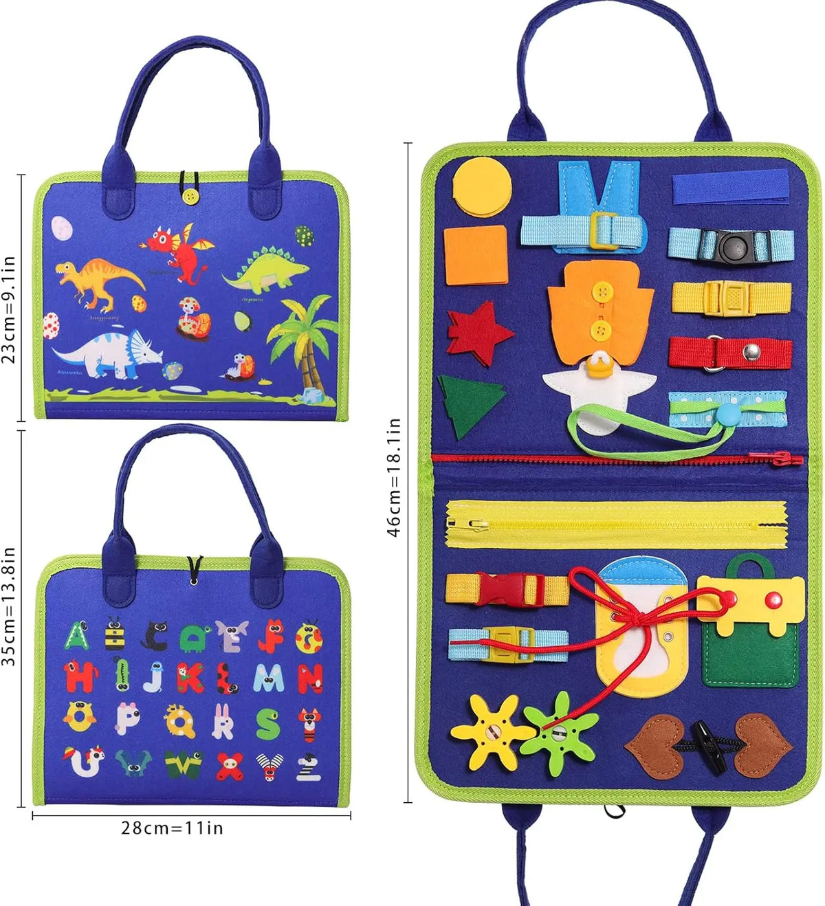 Busy Board Montessori Toys &ndash; Engaging Sensory Experience for Fine Motor Skills