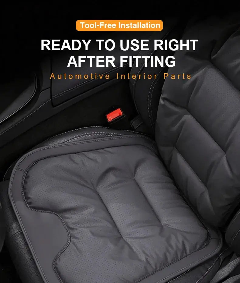 Vtear Universal Car Backrest Pad Front Seat Cushion Back Support Trim Breathable Hole Anti Slip Soft Padded Interior Accessories by InterCyprus Trading Ltd