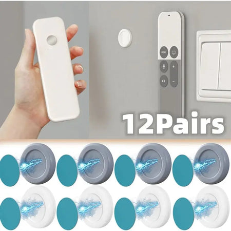 Magnetic Hooks Wall Mount 18 pairs white