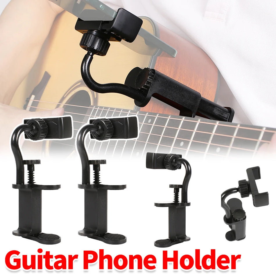 Supporto per telefono regolabile per chitarra per registrare video
