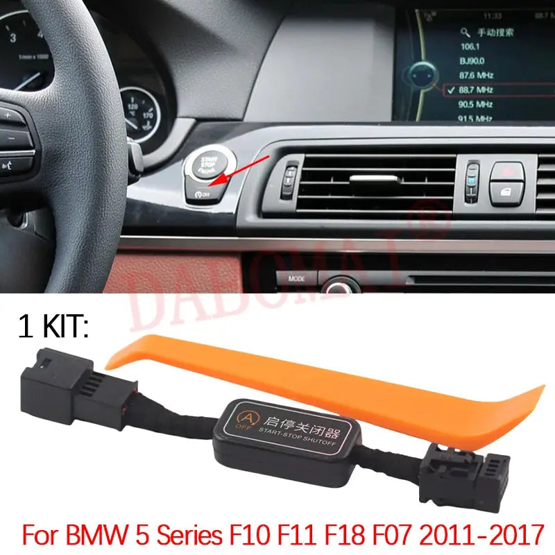 For BMW 1 2 3 4 5 6 7 X2 X3 X4 X5 X6 F20 F30 F07 F10 Car Automatic Stop Start Engine System Off Cable Plug and Play Eliminator by InterCyprus Trading Ltd