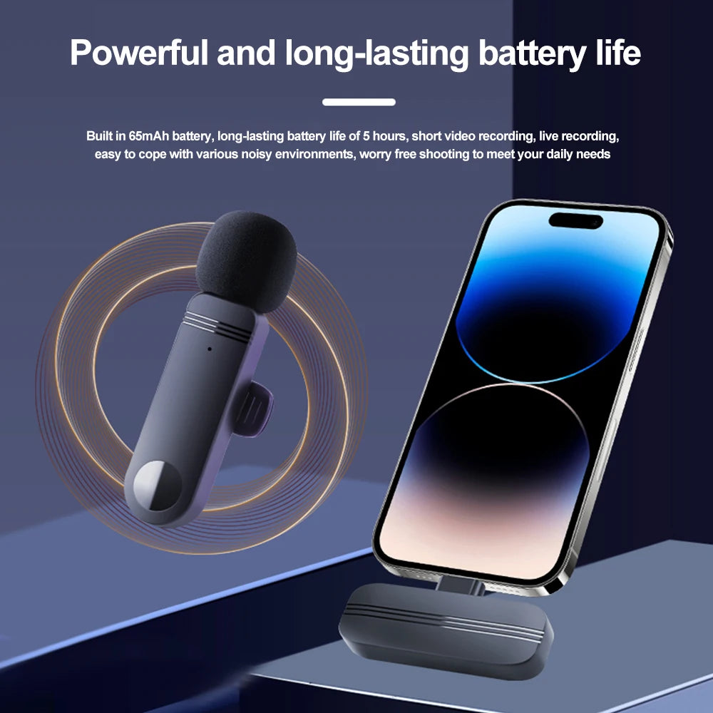 Lavalier Wireless Microphone Clip On Mic &ndash; Low Latency