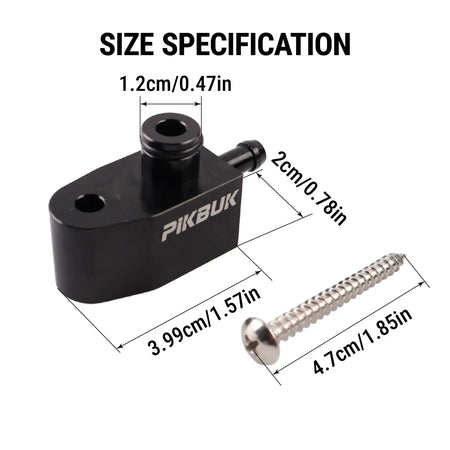 PIKBUK Boost Gauge Tap Adaptor For Peugeot 308 & Mini R56/57 Cooper And Citroen DS 5 1.6T Engine Aluminum by InterCyprus Trading Ltd