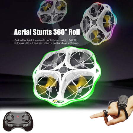 Mini Drone RC UFO Toy &ndash; Gesture Control with LED Light
