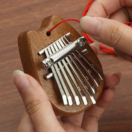 8 Key Mini Kalimba &ndash; Exquisite Finger Piano Pendant Gift