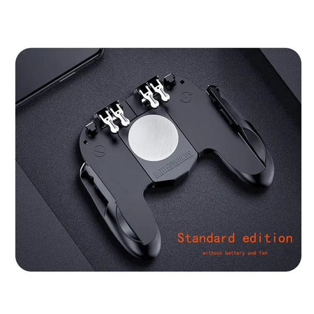 Smartphone Game Trigger Controller with Cooling Fan for FPS PUBG - iOS &amp; Android Without fan