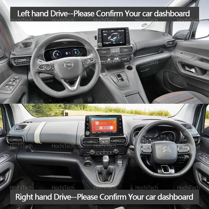 Neslystantis prietaisų skydelio dangtis Citroen Berlingo Peugeot Partner Opel Combo Life