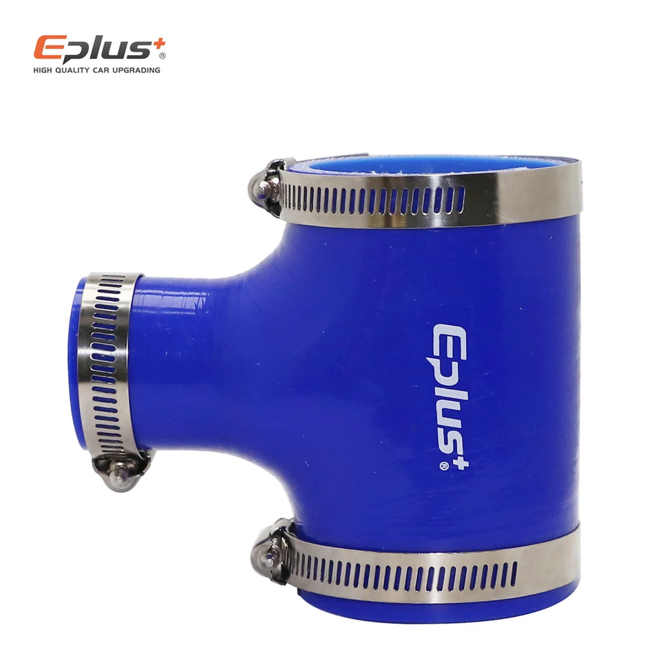 Eplus+ Blue Universal Silicone 3-Way T-Connector for Engine Intercooler