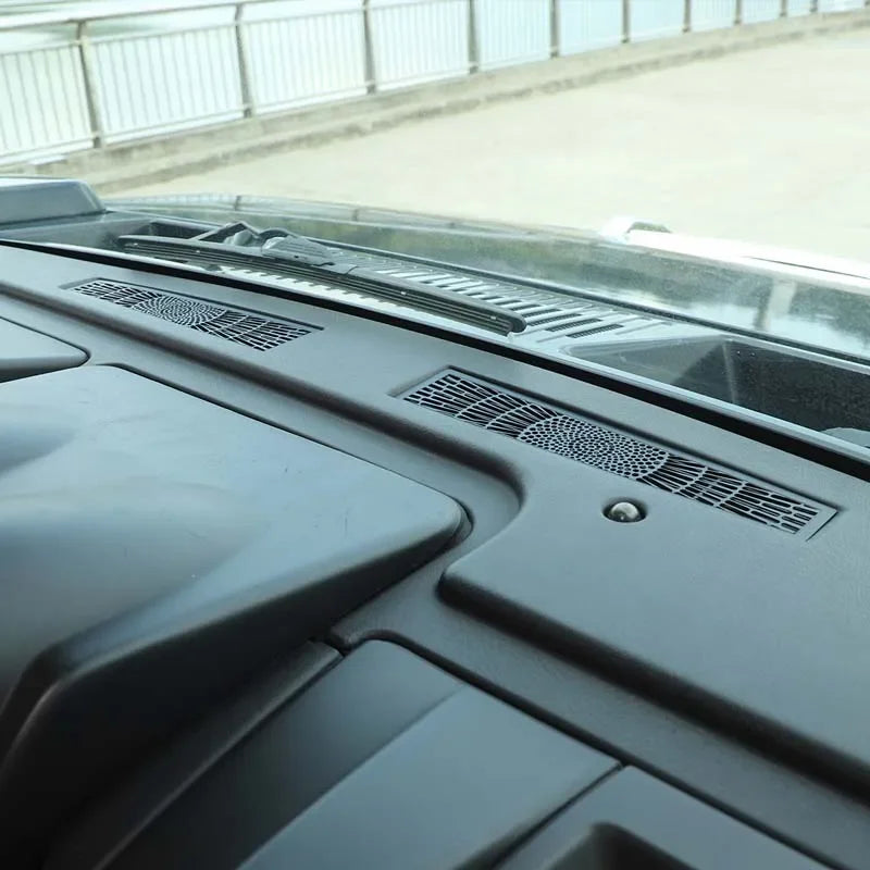 Hummer H2 Air Outlet Mesh Cover Stainless Steel Black