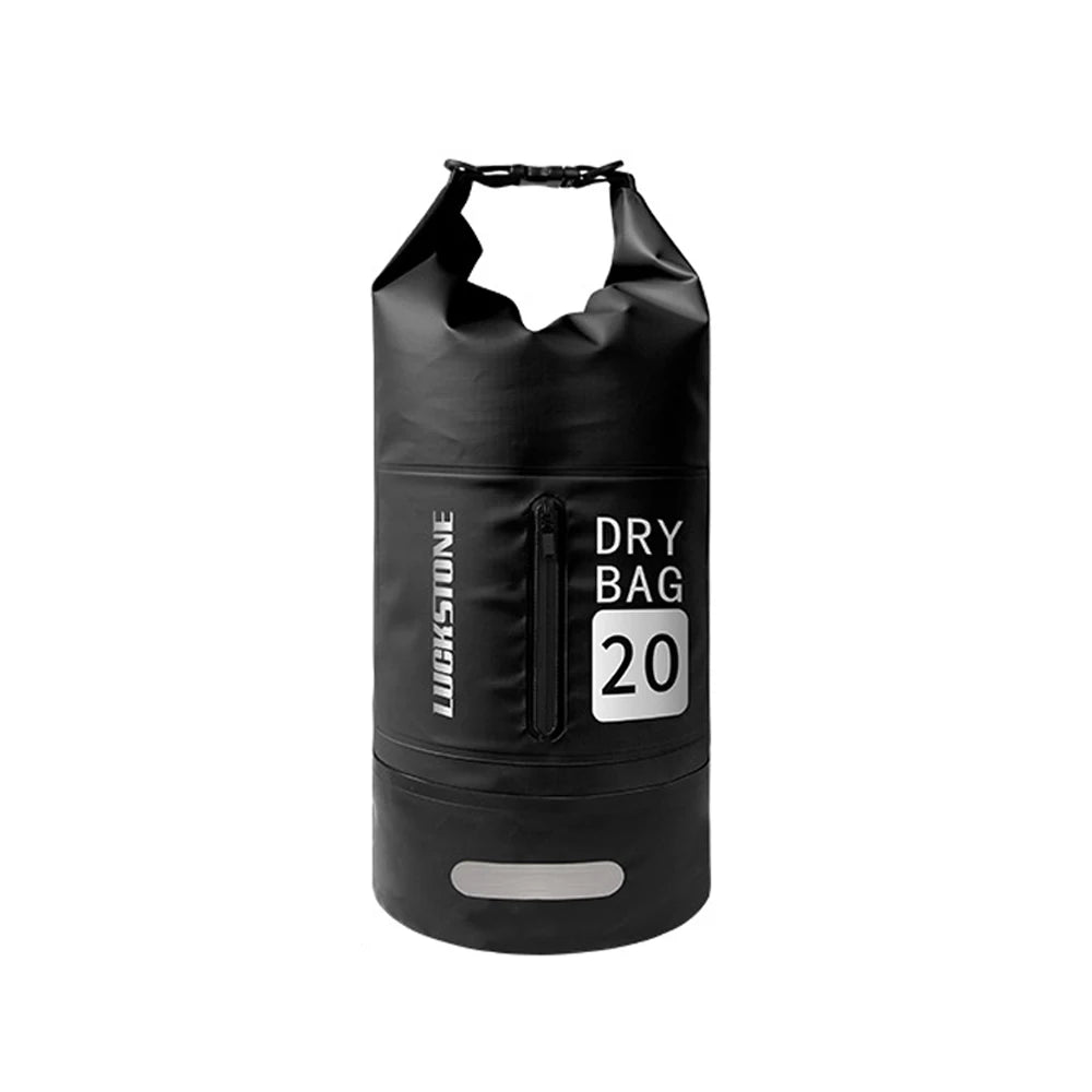 Waterproof Dry Bag 10 20L Bucket Bag - Ultra Lightweight Black 20L