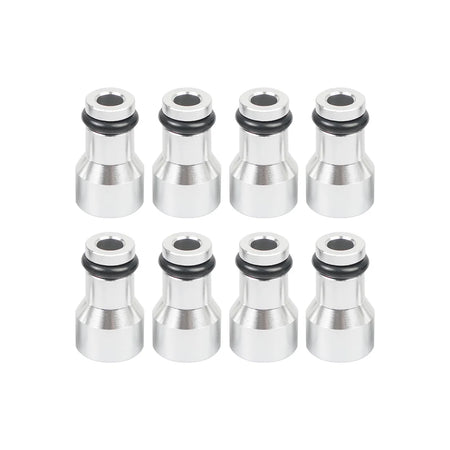 551371 8PC Fuel Injector Spacers Convert LS1 Fuel Injector to LS Truck Injector Silver FP-1101 by InterCyprus Trading Ltd