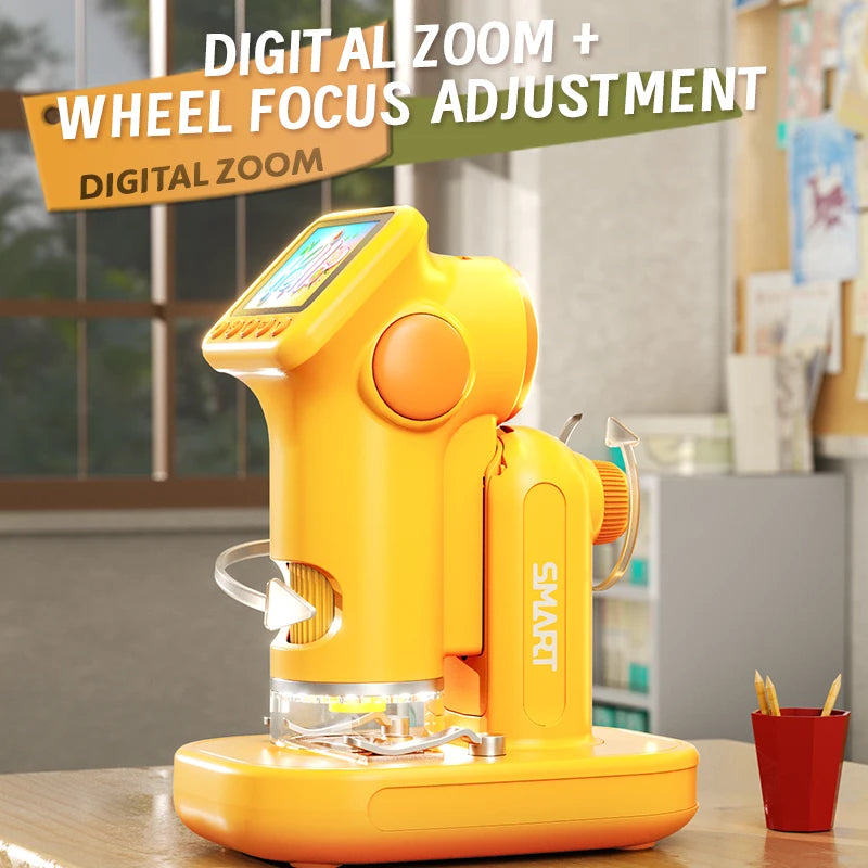 1600X Handheld Microscope 2 Inch P02 - High Definition