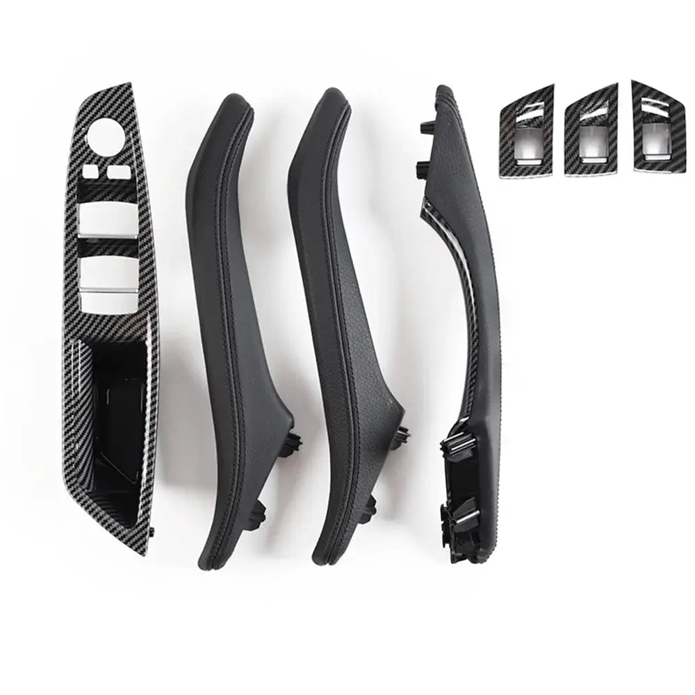 LHD RHD 7pcs Interior Door Armrest Panel Pull Handle With Leather Outer Cover For BMW 5 Series F10 F11 520i 523i 525i 528i 535i by InterCyprus Trading Ltd