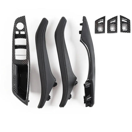 LHD RHD 7pcs Interior Door Armrest Panel Pull Handle With Leather Outer Cover For BMW 5 Series F10 F11 520i 523i 525i 528i 535i by InterCyprus Trading Ltd