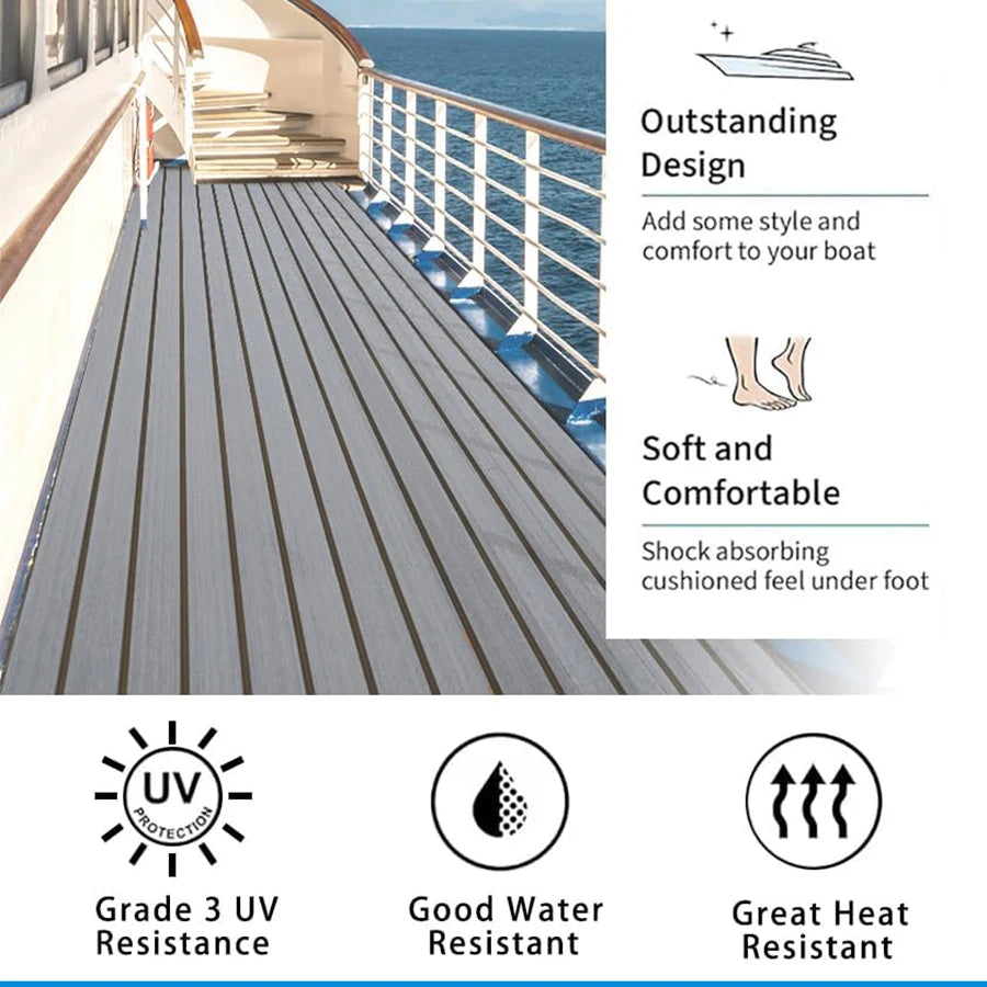 2400x450mm EVA Foam Boat Flooring &ndash; 6mm High Quality Foam