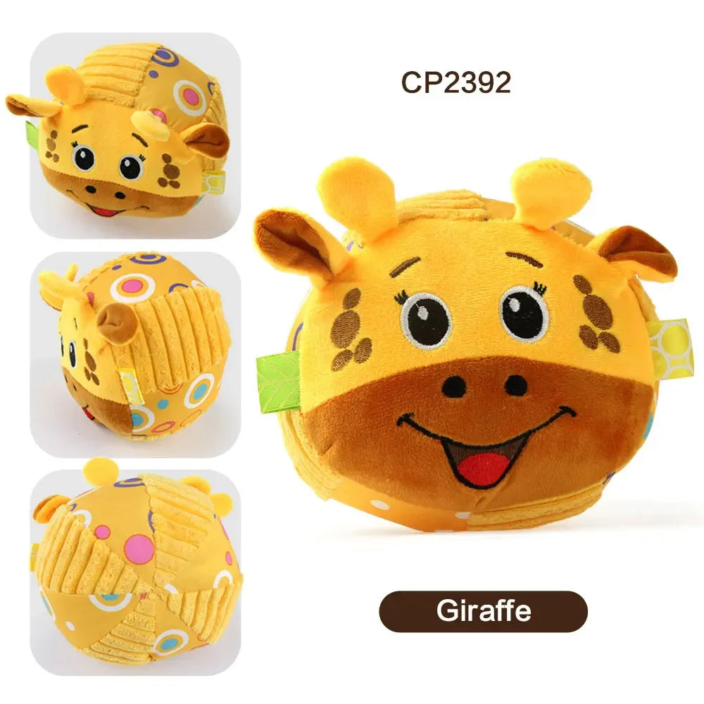 Plush Dog Voice Toys Balls &ndash; Fun and Interactive Chewing Experience Giraffe