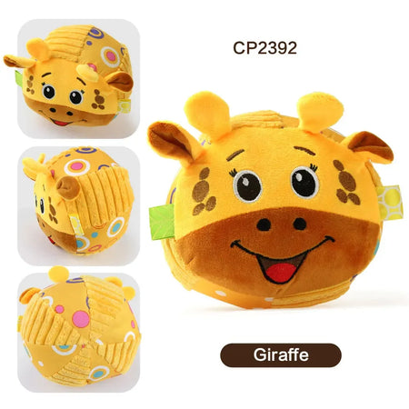 Plush Dog Voice Toys Balls &ndash; Fun and Interactive Chewing Experience Giraffe