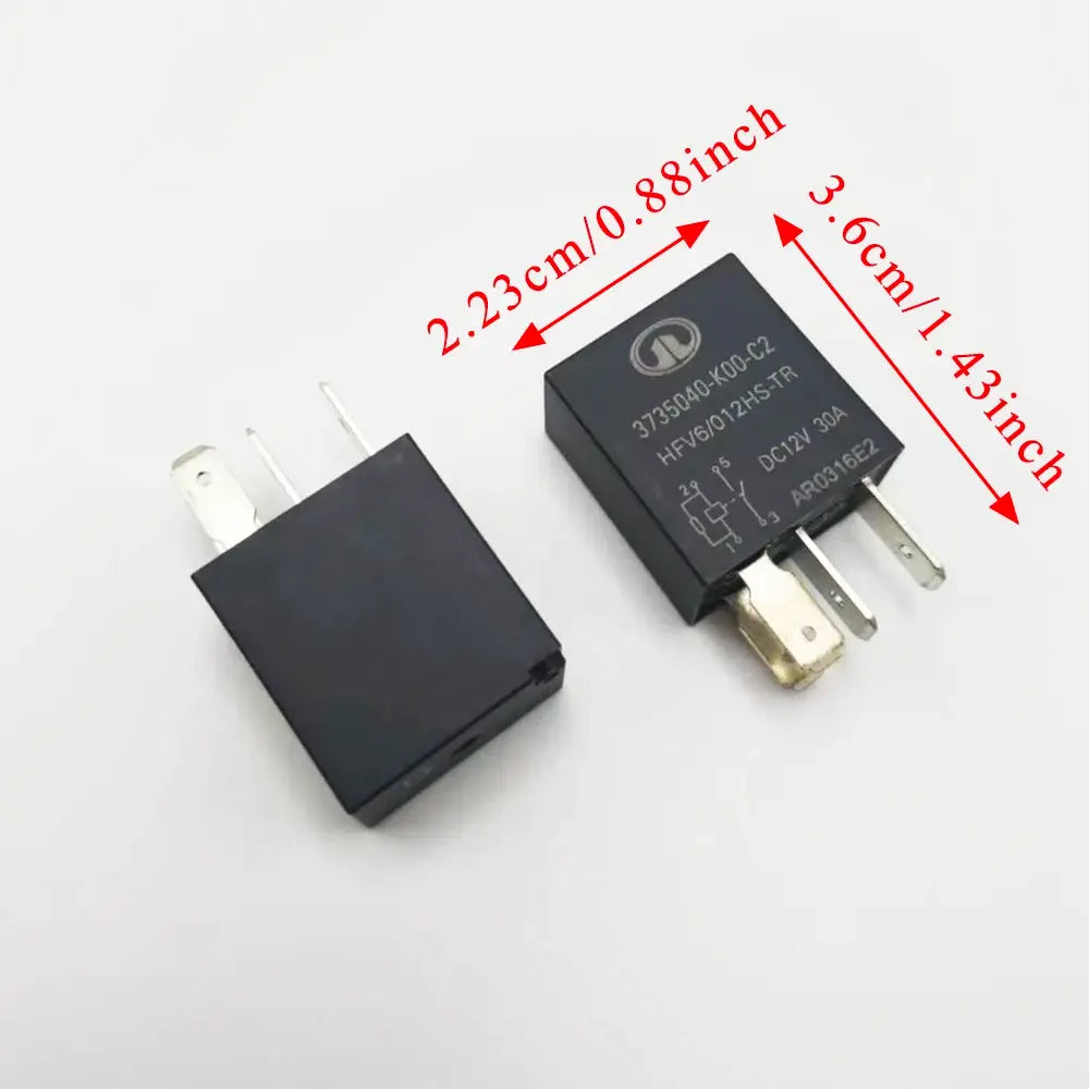 Mini 4-Pin 12V 30A Relay for Great Wall H3 H5 M2 M4 Wingle V240 by InterCyprus Trading Ltd